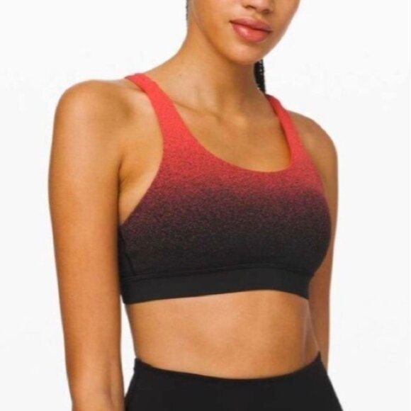 Lululemon Energy Bra Ombre Speckle Sz 4 - Picture 1 of 8